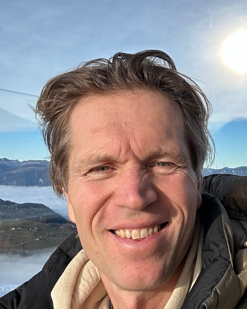 Michiel Lap in de bergen
