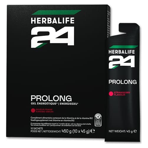 H24 Prolong Energiegel Aardbei 10 sachets