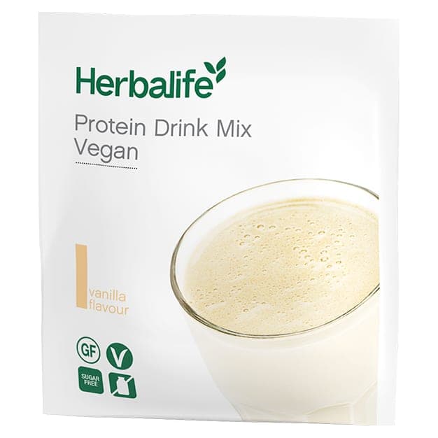 PDM - Proteïnedrank mix vanille Vegan - 7x 28g zakjes